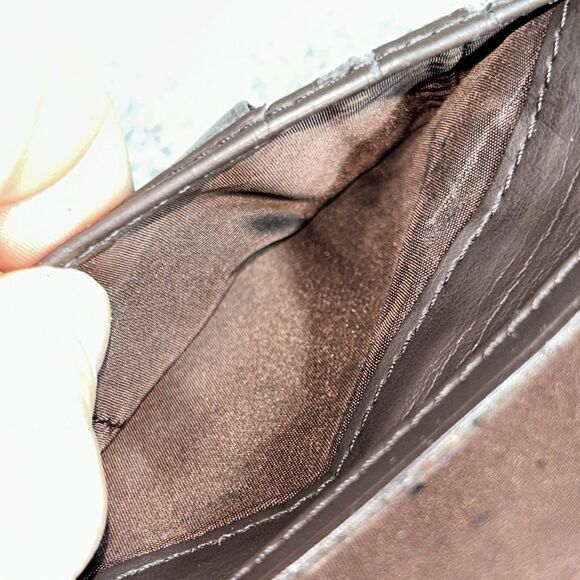 Coach Wristlet Wallet Signature Print Ashley Has Some Wear - Picture 14 of 14